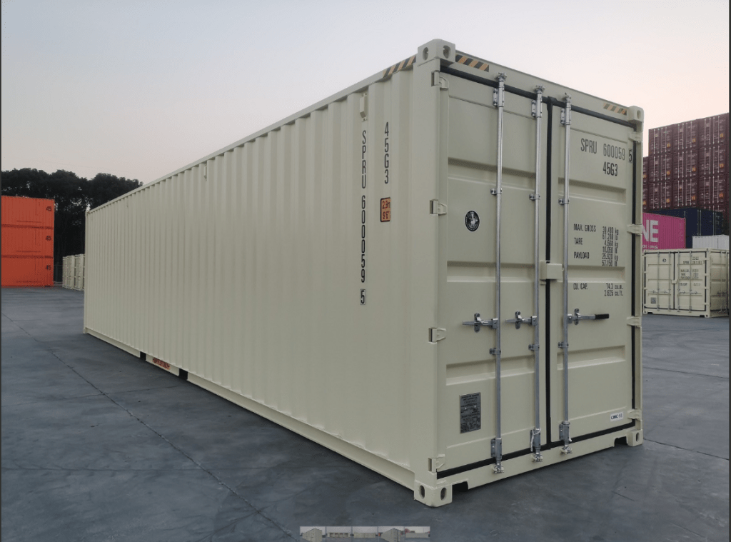 40FT High-Cube 1-Trip Container – OST Rental LLC A 40HC 1-Trip container offers maximum storage capacity with its extra-tall 9’6” interior height and like-new condition. As a one-trip unit, it has only made a single overseas shipment and arrives clean, straight, and structurally excellent, with minimal cosmetic marks. Perfect for retail overflow, construction materials, equipment storage, farm operations, and long-term inventory, these units provide secure, weather-tight, and reliable space. Available now through OST Rental LLC.